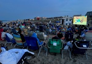 Monday Night Movies on the Beach in Dewey