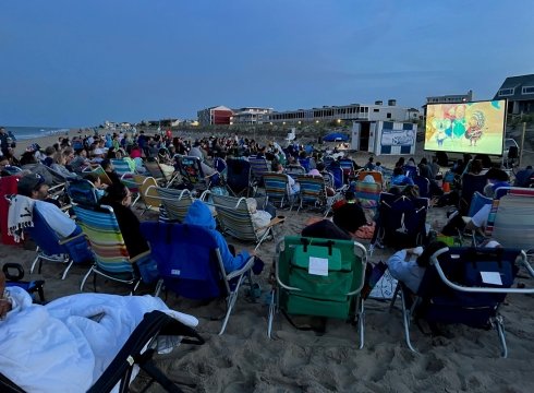 Monday Night Movies on the Beach in Dewey